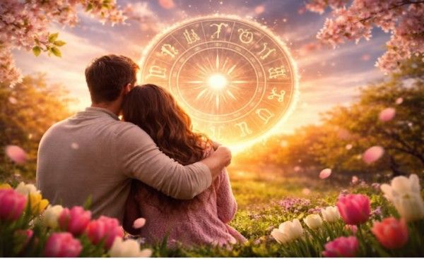 Couple representing marriage astrology and relationship compatibility